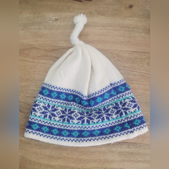 Vintage Top Notch Knits Wool Snowflake Ski Hat - Picture 7 of 9